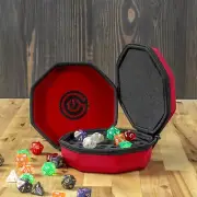 GeekOn Protective Dice Case with Foam Padding and Nesting Felt Dice Tray