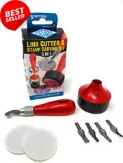 Cutter & Stamp Carving KIT Lino Cutter Kit