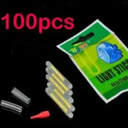 100PCS POWDER NIGHT FISHING GLOW LIGHT STICK 12 hr GLOW fluorescent