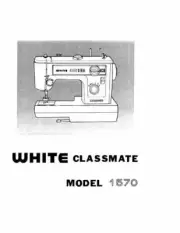 White W1570-Classmate Sewing Machine/Embroidery/Serger Owners Manual Reprint