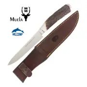 MUELA GAUCHO 16A Fixed Blade Hunting Knife with Leather Sheath made in Spain