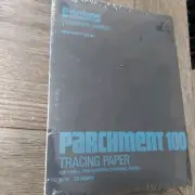50 pc Parchment Tracing Paper Pad, 11x14, New still wrapped