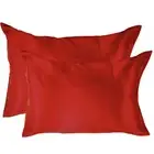 Silk Satin Pillowcase for Hair Skin Pillow Cases Set of 2 Zipper Pillow Covers