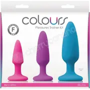 Colours Pleasures Anal Trainer Butt Plug 3 Piece Kit