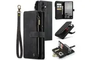 Samsung Galaxy A54 CaseMe C30 Multifunction Wallet, Zip Pocket, 7 Card Slots