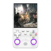 R36 Ultra 64GB 4-inch IPS Screen Handheld Game Console Built in 15000+Games RK3326 Chip Dual 3D RGB Joysticks Retro Gami