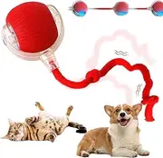Pet Intelligent Rolling Ball,Interactive Cat Toys Ball for Indoor,Motion Activated Automatic Moving Dog Toy Ball,360°Smart Rolling Pet Ball