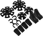 Abaodam Trekking Pole Tips Slip Walking Stick Caps Replacement Hiking Pole Ends for Outdoor Use