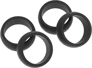 [COOLHIYA] 4pcs ' Rings Gym Exercise Finger Protectors Soft Silicone Ring Covers Finger Dexterity Odorless Long Lasting