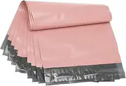 uxcell 12x10 Inch Poly Mailers, 100 Pcs Shipping Bags for Clothing with Self-Adhesive Seal Mailing Bags for Business Shipping Waterproof Envelopes Packing, Pink