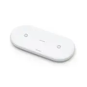 US-CD120 Dual 10W Power Qi Wireless Charger Phone Charger Earphone Charger for Qi-enable Smart Phone Earphone for iPhone 11 Apple AirPods Pro 2019