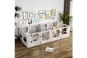 XXL Heavy Duty Dog Whelping Box Puppy Pen Fertility Fence with Pad