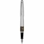 Pilot MR Animal Collection Fountain Pen, Silver Python Fine, Black Ink (91140)
