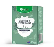 Kintra Licorice & Peppermint Tea 50g/25 Tea Bags x 1
