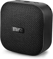 Portable Bluetooth Speaker MIFA A1 Wireless Woven Fabric Speaker V4.2 with IP56 Dustproof & Waterproof 12-Hour Playtime Built-in Mic TF Card Slot Loud DSP Sound & Enhanced Bass Black