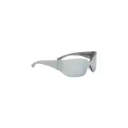 [Balenciaga] Balenciaga-Silver Mono Square Acetate Sunglasses-Donna OS OS