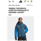 Adidas Terrex Techrock Stretch PrimaLoft® Men's Hooded Jacket HE2290 Size S