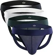 Billtop Men's Jockstrap Mesh Pouch Athletic Supporters Underwear for Men