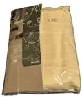 Simply Fine Lenox Tablecloth 60”x84” Ivory Jacquard Stripe Spill Proof NIP