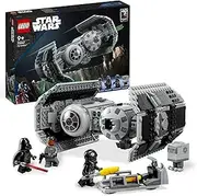 LEGO Star Wars TIE Bomber 75347 Building Toy Set; Fun, Buildable Starfighter Playset for Kids Aged 9 and Over, Featuring Darth Vader, Vice Admiral Sloane, TIE Bomber Pilot and Gonk Droid Characters