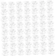 100Pcs Professional Transparent Thread Bobbins for Sewing Machines Durable Wear Resistant Bobbins for Beginners and Sewing Projects
