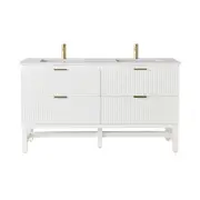 Lennox Double Vanity White 1550mm