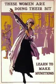 Learn to make munitions World War 1 Giclee Fine Art Poster Repro 24x36