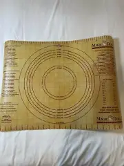 New Magic Dough Non Slip Anti Bacterial Construction Pastry Mat 18" x 24.5"
