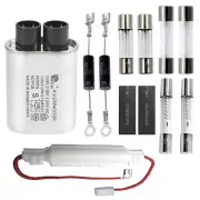 Microwave Repair Parts Kit HV Capacitor Diode Fuses Save Time & Money