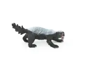 Badger Toy, Honey, Replica, Rubber Toy Figure, Hand Painted, 5" CH040 BB76