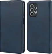 for Galaxy A23 Case Leather Wallet with Credit Card Holder Slot SunYoo Flip Cover Drop Protection Shockproof Stand Magnetic Folio Women Men Her Purse for Samsung GalaxyA23 4G 5G Dark Blue
