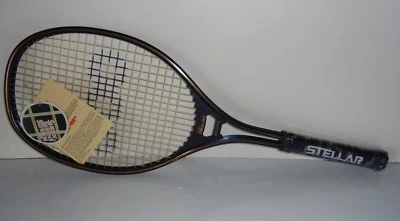 Vintage TENNIS RACKET STELLAR SPITFIRE Aluminium L3 - NEW