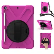 MCC Heavy Duty Strap iPad 10.2 2020 8th Gen Apple Shockproof Case Cover [Magenta]