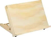 Adjustable Desktop Drawing Board Desktop Drawing Sketching Easel Desk Easel Adjustable Book Holder Tray Versatile Portable Drawing & Writing Tool for Artists Students and Professionals (M)