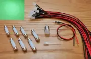 Harman Kardon HK 930 receiver replacement GREEN LED kit lamps bulbs lights READ