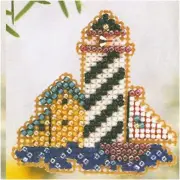 Springtime Glow Beaded Cross Stitch Ornament Kit - Create a beautiful 2001 Sprin