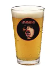 Scorpions - Rock and Roll - 16oz Pint Beer Glass Pub Barware Seltzer Cocktail 24
