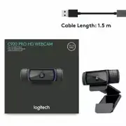 Logitech C920e Pro Webcam FHD Video Camera Webcam Calling Stream Desktop Laptop