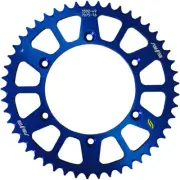 Sunstar - 5-354750BL - Works Triplestar Aluminum Rear Sprocket, 50T - Blue
