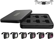 Lens Filter Set Compatible with DJI Mini 2/Mavic Mini/Mini SE/Mini 2 SE Accessories 6Pcs Filter Combo Multi Coated Filters Camera Lens (CPL MCUV ND4 ND8 ND16 ND32)