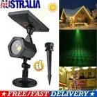 Solar Laser Light RGB Stage Waterproof Outdoor Garden Xmas Projector Fairy Lamp
