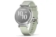 Garmin Lily 2 Smartwatch, Silver w Sage Grey Fabric Band 010-02839-15