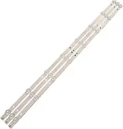 SCPCKZETZN 3pcs X 32 Inch LED TV Backlight Strips 4708-K320WD-A2213K01 for 32'' Fit for TCL LE32D59 & for 32PFL3045 8-LEDs 618mm