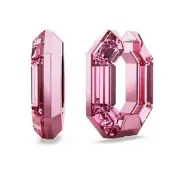 SWAROVSKI CRYSTAL LUCENT PIERCED EARRINGS HOOP SMALL PINK 5680783.NEW IN BOX