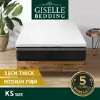 Giselle Bedding Memory Foam Mattress Bed Cool Gel Comfort King Single 25cm