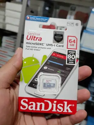 Sandisk ULTRA MICRO SDXC 80MB / s Class 10 32GB 64GB 原裝 SD 卡