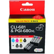 Canon PGI 680XL and CLI 681 Ink Cartridge Value Pack