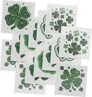PLAFOPE 1 Set Temporary Sticker Irish Decor Shamrock Tattoo Temporary St Patty Day Decorations Festival Irish Shamrock Labels Irish Shamrock Face Declal Child Ireland Leaf