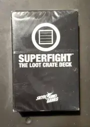 SUPERFIGHT Card Game LOOT CRATE DECK Skybound EXCLUSIVE SEALED NEW RARE