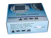 EG EG-SVT002 day/night Solar POWERED Attic roof Exhaust Fan Vent Boat,Caravan